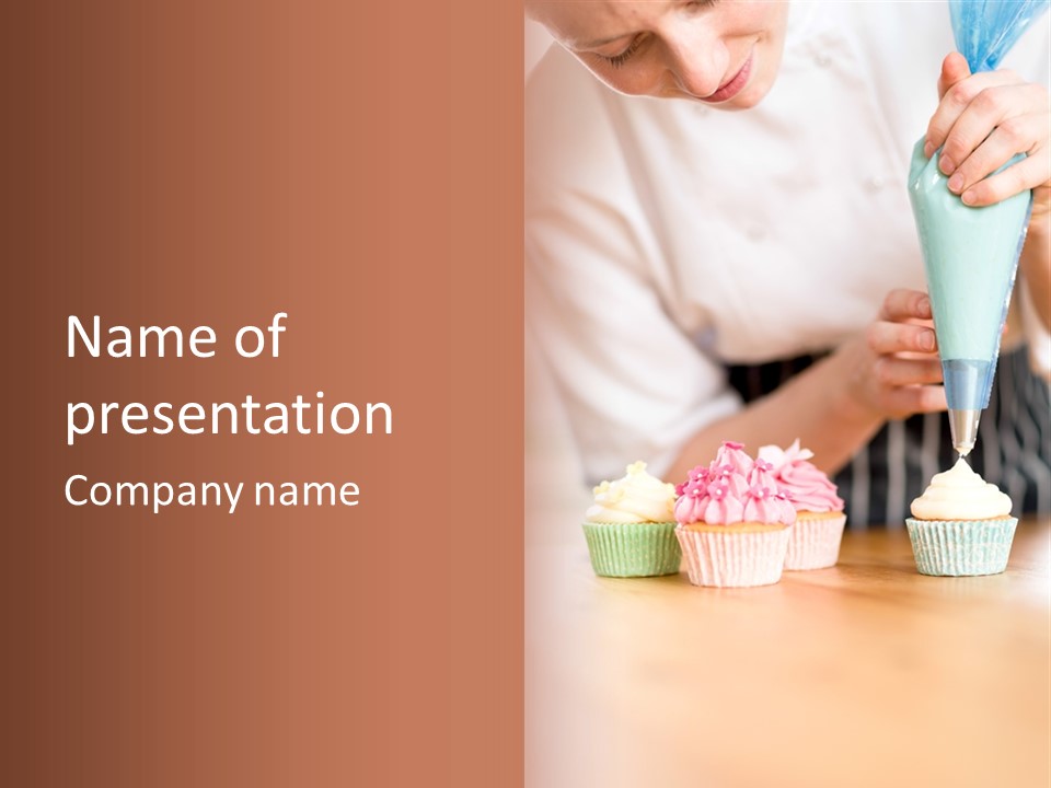 Lifestyle Cook Piping PowerPoint Template