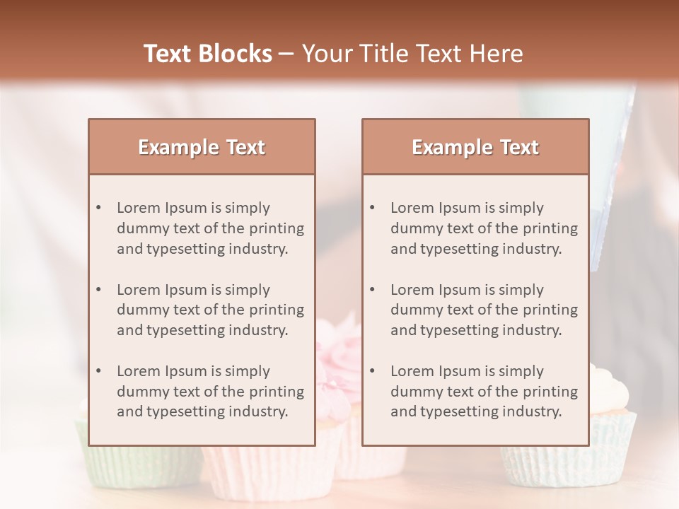 Lifestyle Cook Piping PowerPoint Template