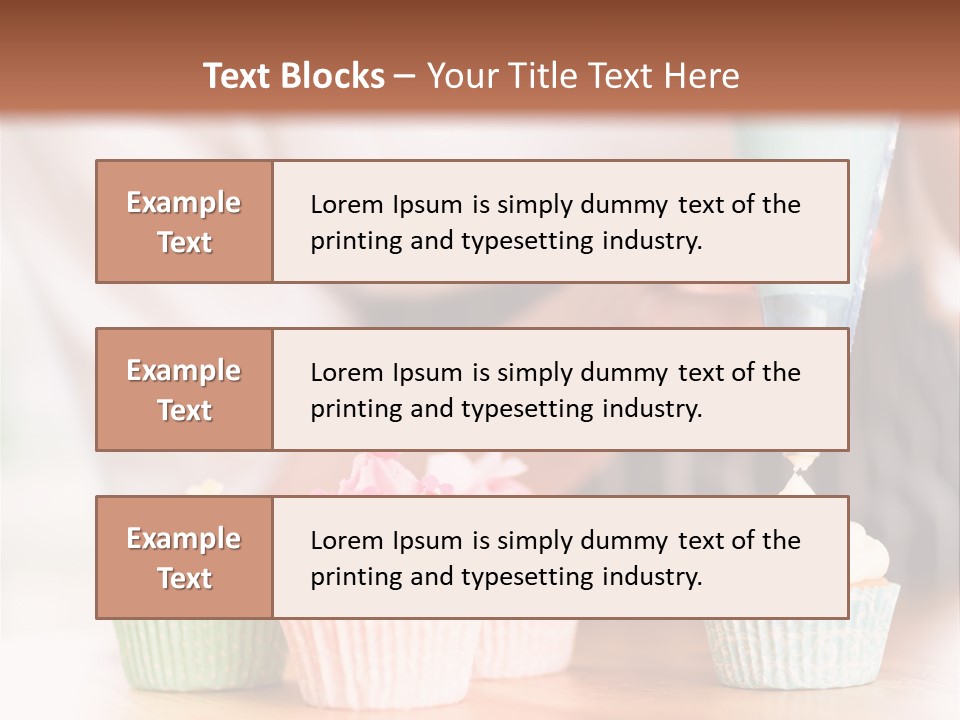 Lifestyle Cook Piping PowerPoint Template