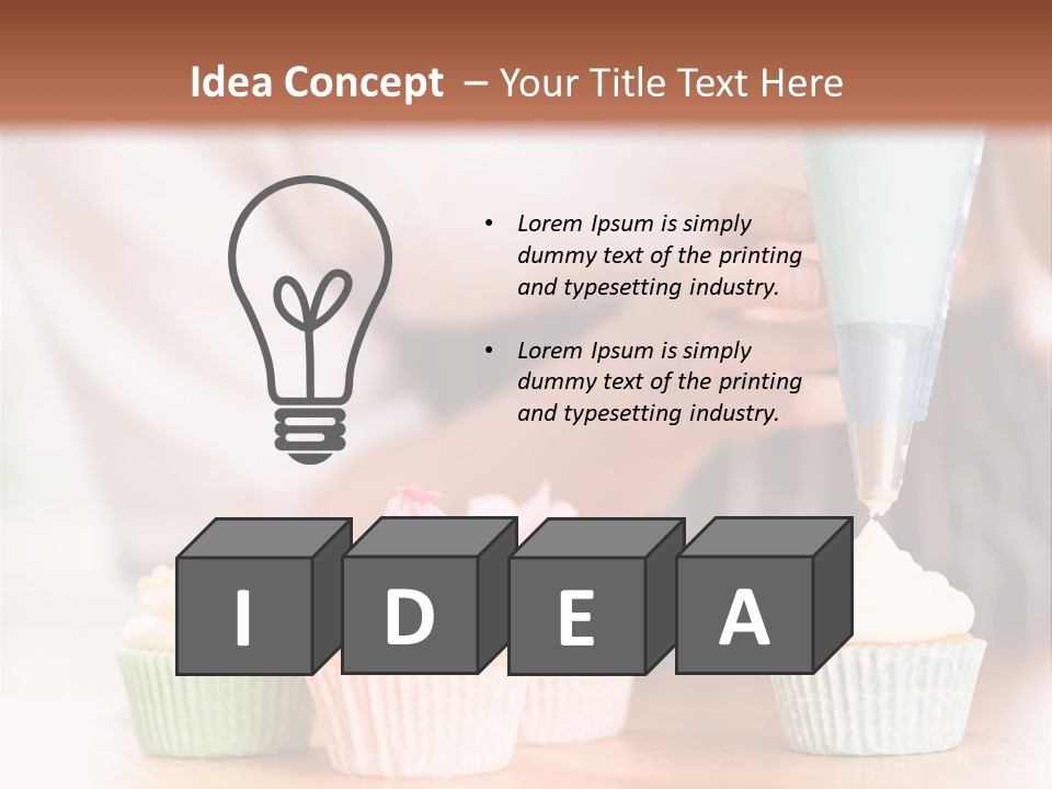 Lifestyle Cook Piping PowerPoint Template