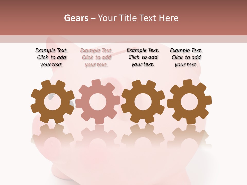 Box Retirement Cash PowerPoint Template