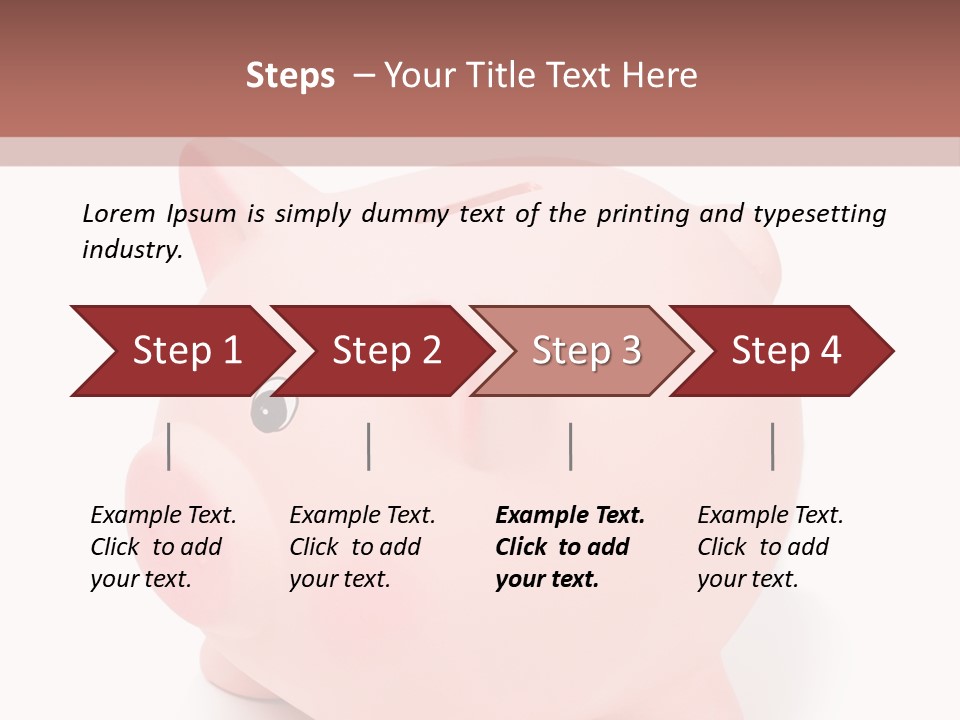 Box Retirement Cash PowerPoint Template