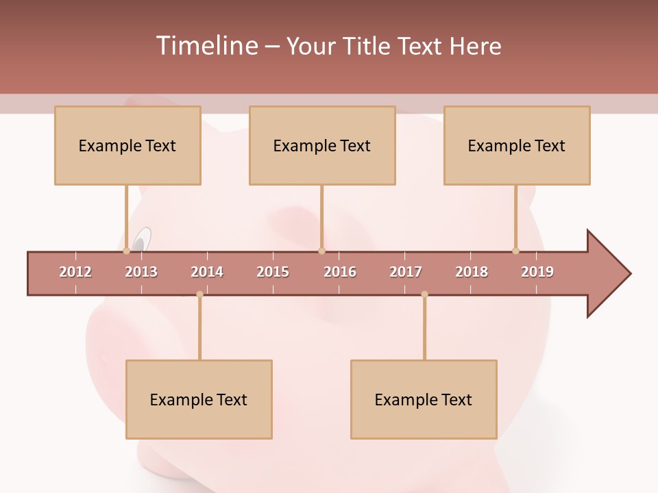 Box Retirement Cash PowerPoint Template