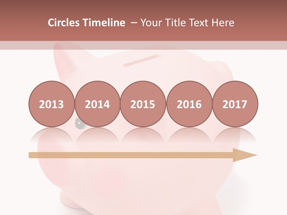 Box Retirement Cash PowerPoint Template