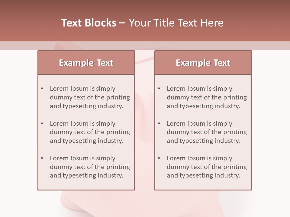 Box Retirement Cash PowerPoint Template