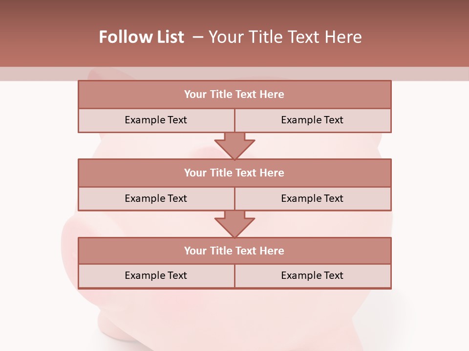 Box Retirement Cash PowerPoint Template