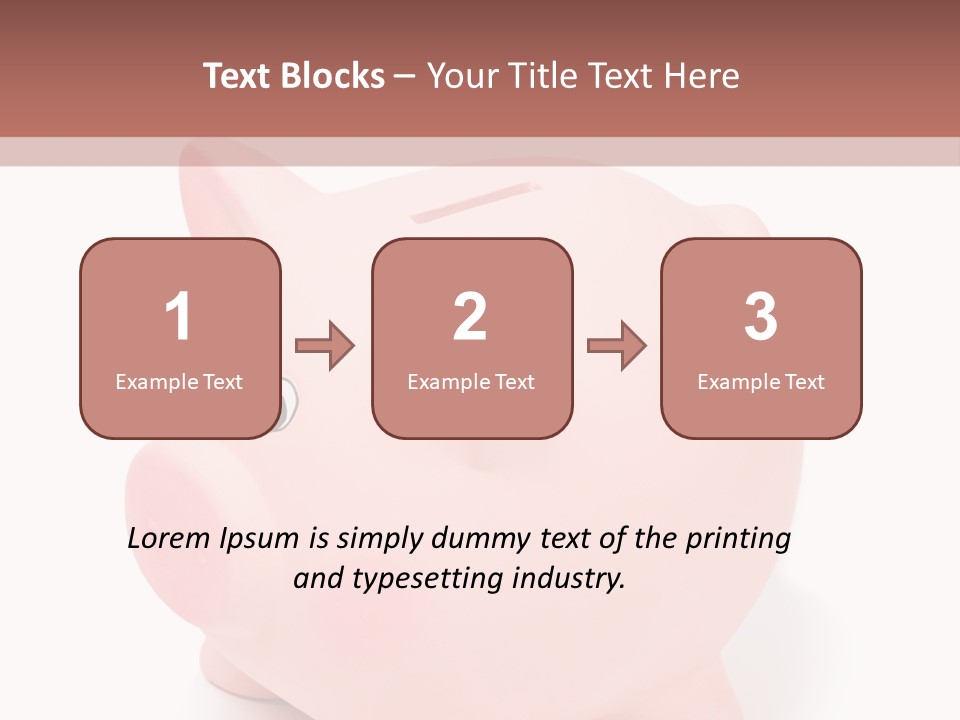 Box Retirement Cash PowerPoint Template
