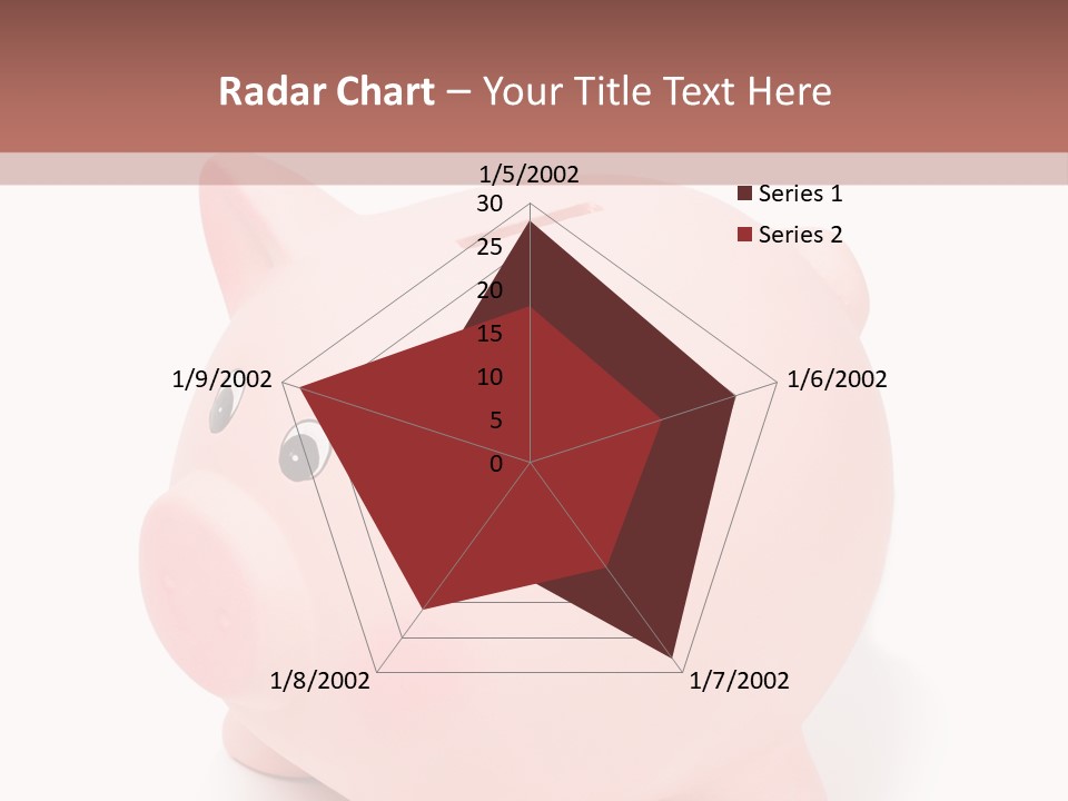 Box Retirement Cash PowerPoint Template