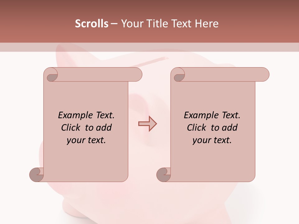 Box Retirement Cash PowerPoint Template