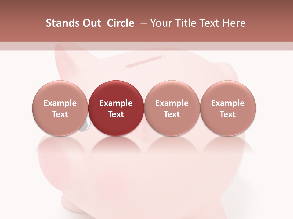 Box Retirement Cash PowerPoint Template