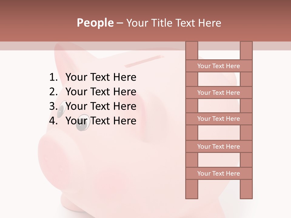 Box Retirement Cash PowerPoint Template