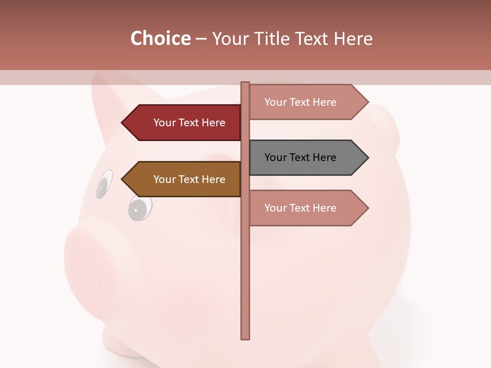 Box Retirement Cash PowerPoint Template