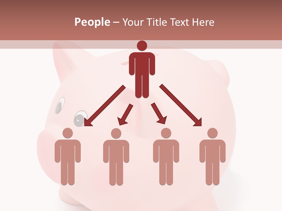 Box Retirement Cash PowerPoint Template