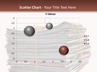 Advertising Pile Of Newspapers News PowerPoint Template