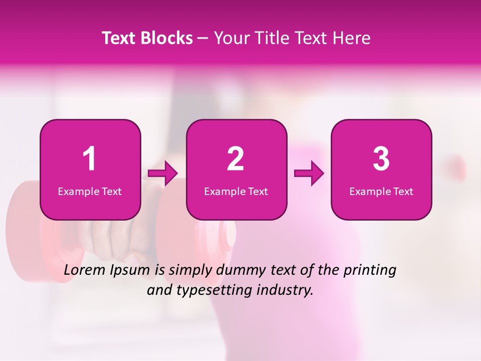 Athlete Heavy Color PowerPoint Template