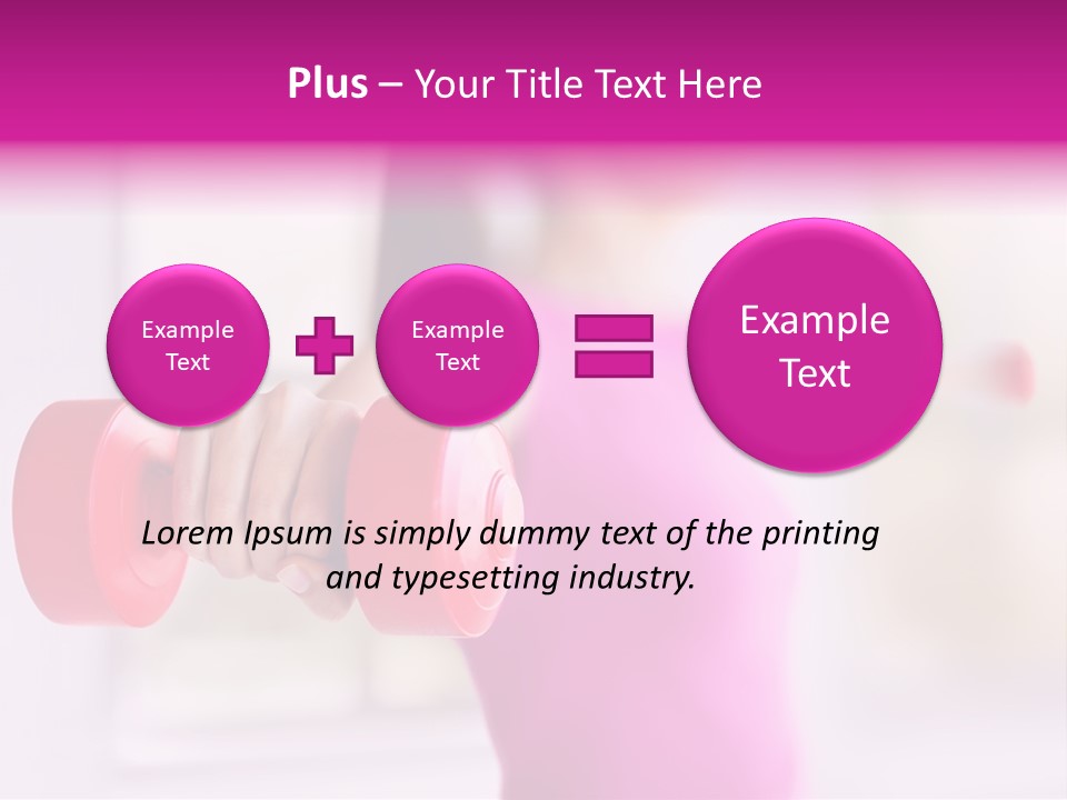 Athlete Heavy Color PowerPoint Template