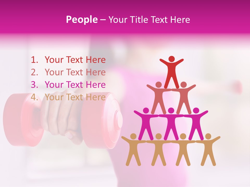 Athlete Heavy Color PowerPoint Template