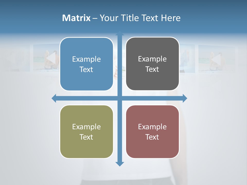 Touching Watching Virtual PowerPoint Template