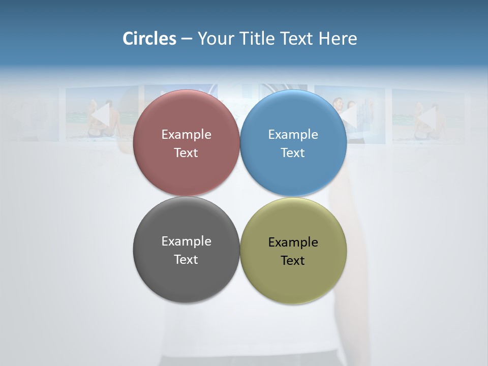 Touching Watching Virtual PowerPoint Template