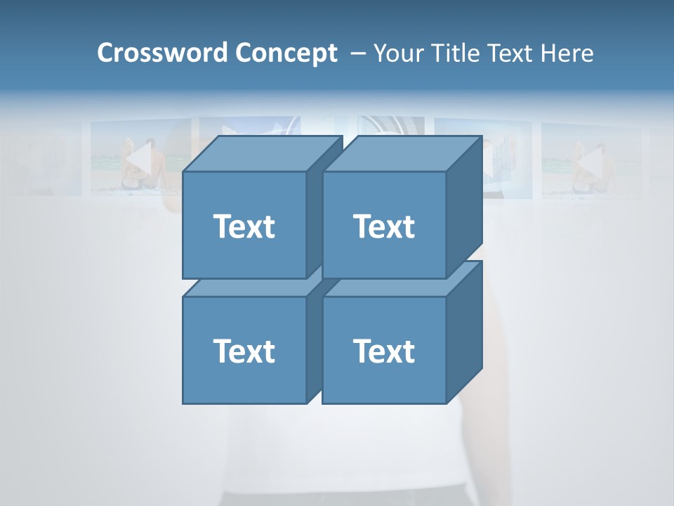 Touching Watching Virtual PowerPoint Template