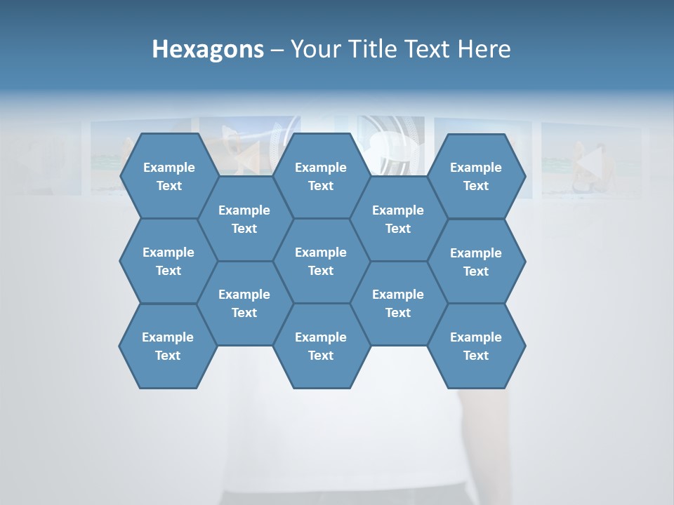 Touching Watching Virtual PowerPoint Template