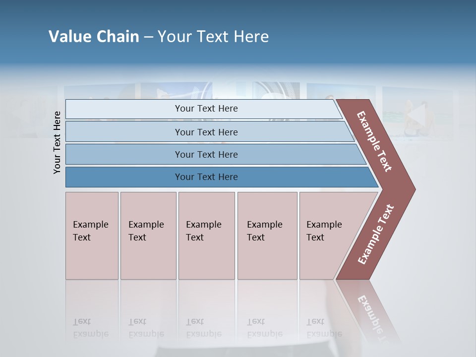 Touching Watching Virtual PowerPoint Template