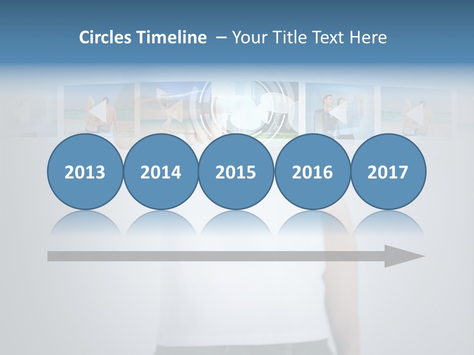 Touching Watching Virtual PowerPoint Template