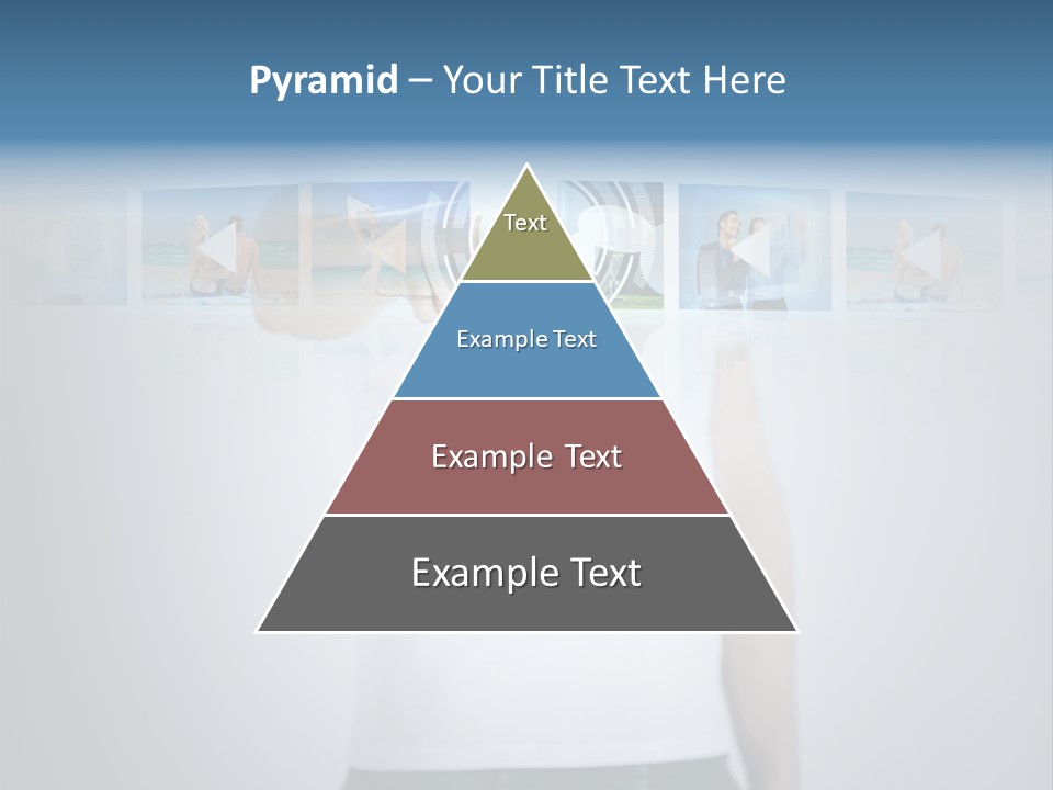 Touching Watching Virtual PowerPoint Template