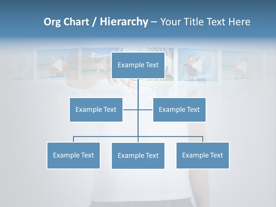 Touching Watching Virtual PowerPoint Template