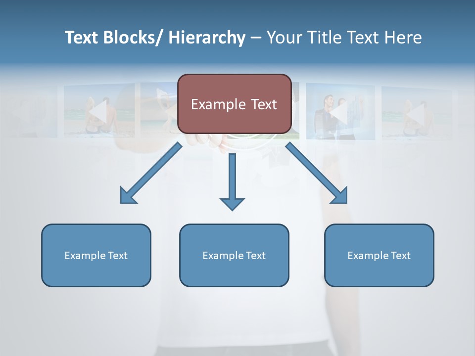 Touching Watching Virtual PowerPoint Template