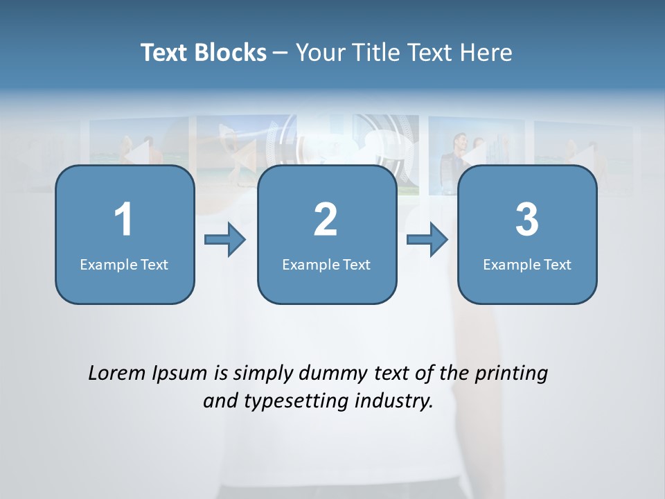 Touching Watching Virtual PowerPoint Template