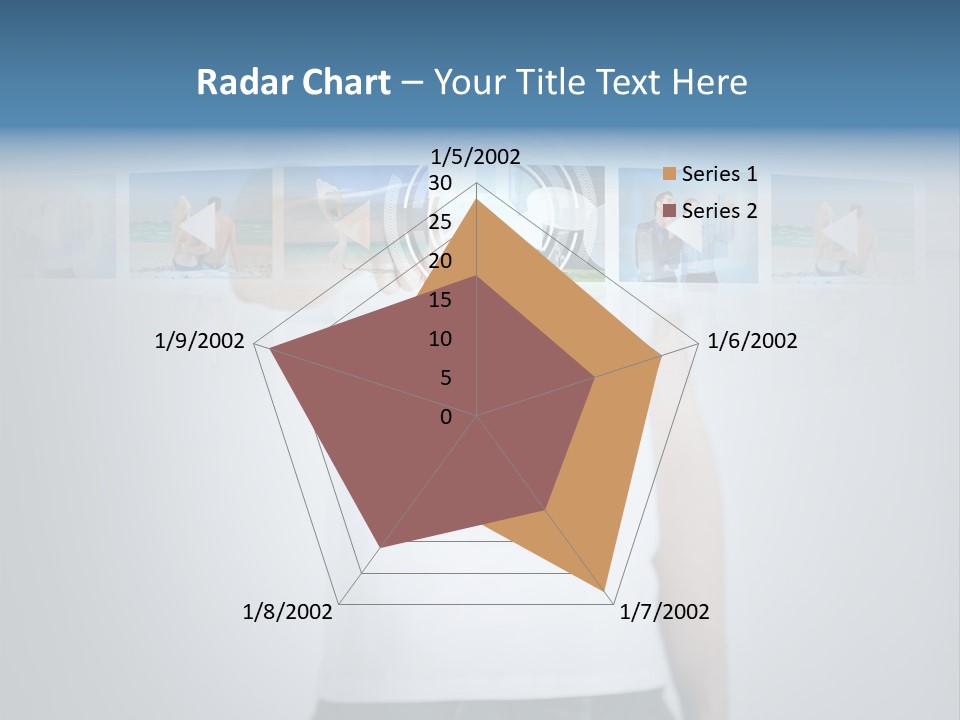 Touching Watching Virtual PowerPoint Template