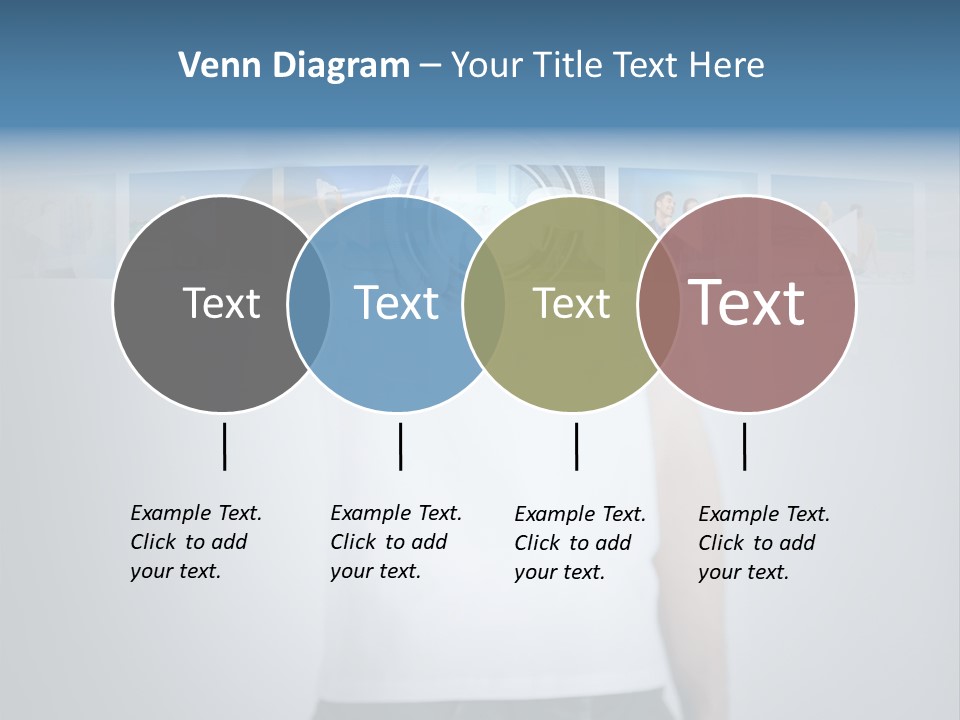 Touching Watching Virtual PowerPoint Template