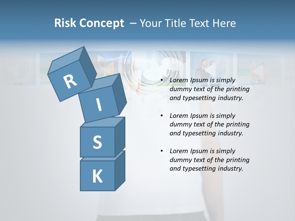 Touching Watching Virtual PowerPoint Template