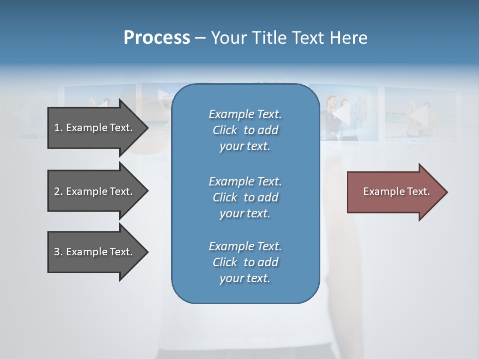 Touching Watching Virtual PowerPoint Template