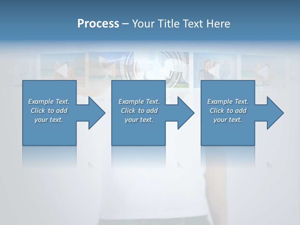 Touching Watching Virtual PowerPoint Template