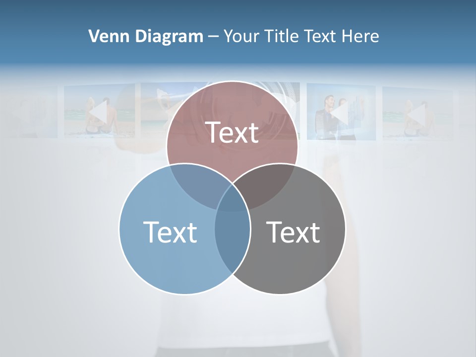 Touching Watching Virtual PowerPoint Template