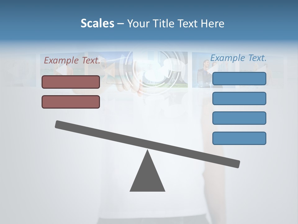 Touching Watching Virtual PowerPoint Template