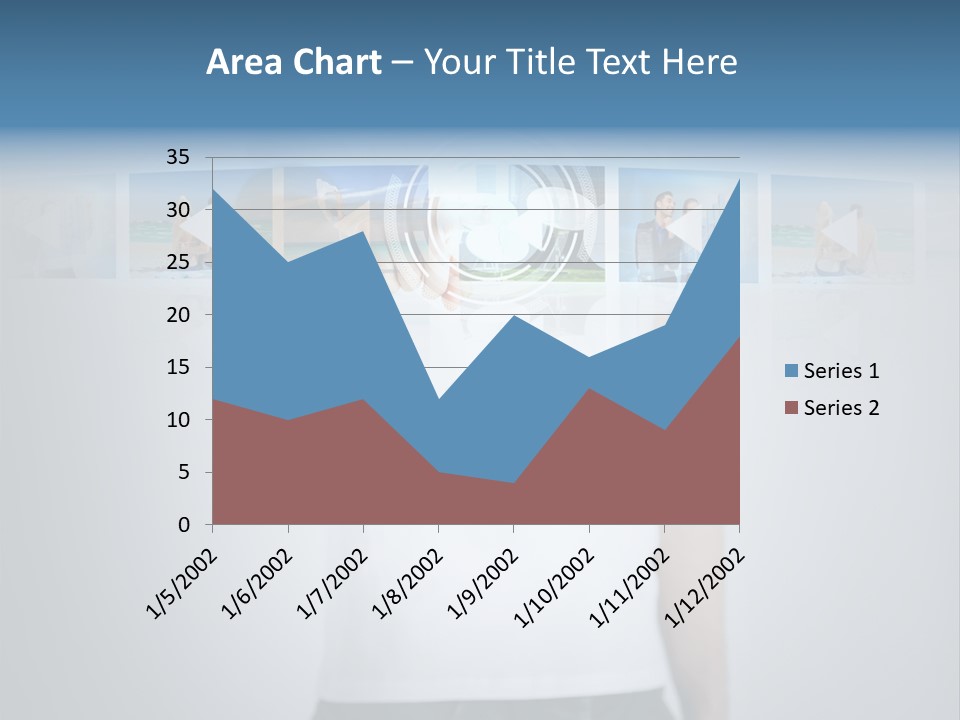 Touching Watching Virtual PowerPoint Template