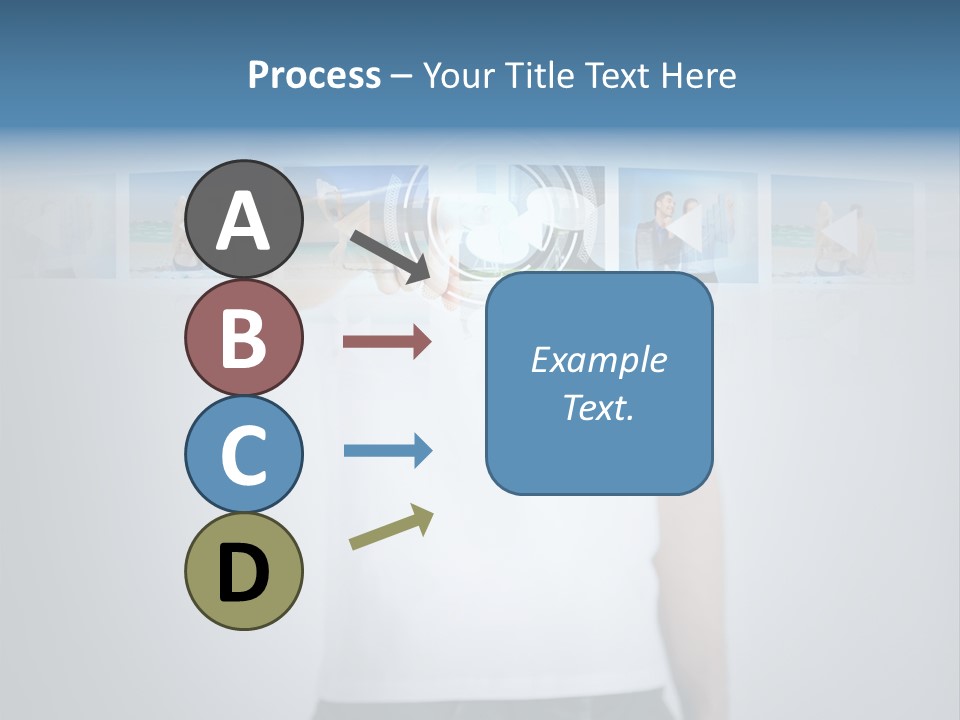 Touching Watching Virtual PowerPoint Template