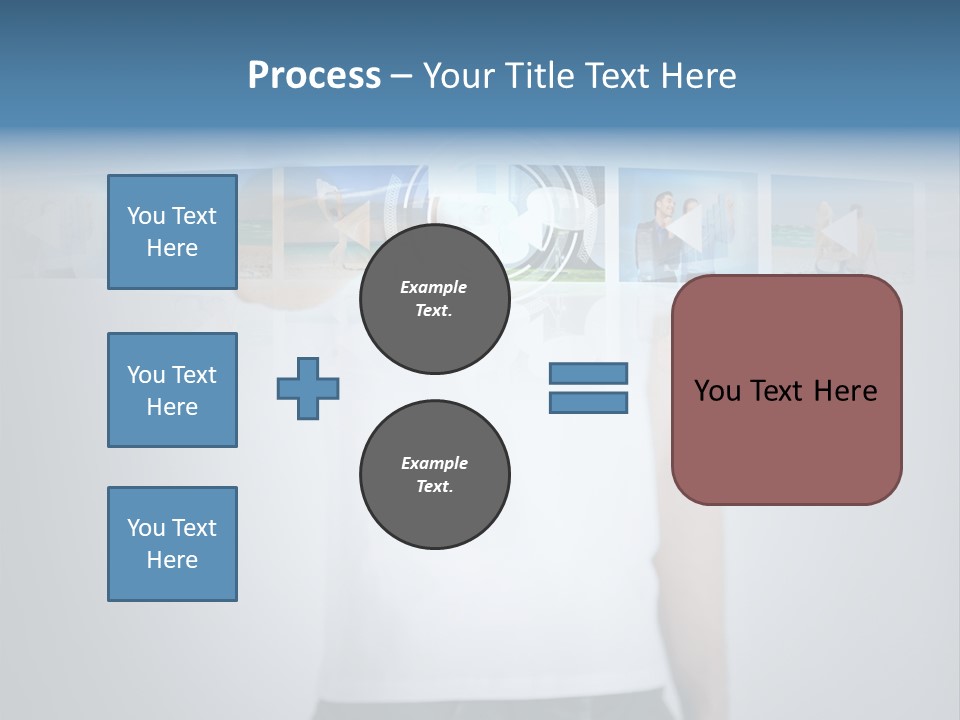 Touching Watching Virtual PowerPoint Template