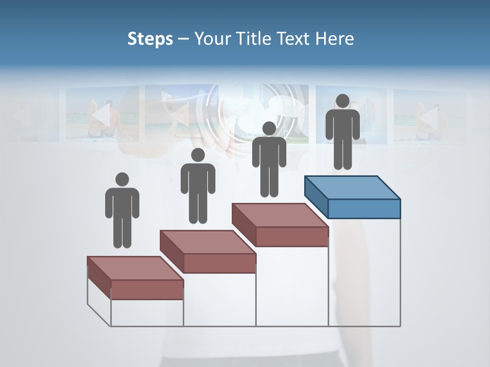Touching Watching Virtual PowerPoint Template