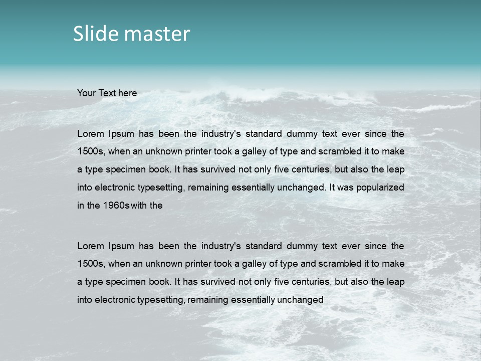 Extreme Wind Cloudy PowerPoint Template