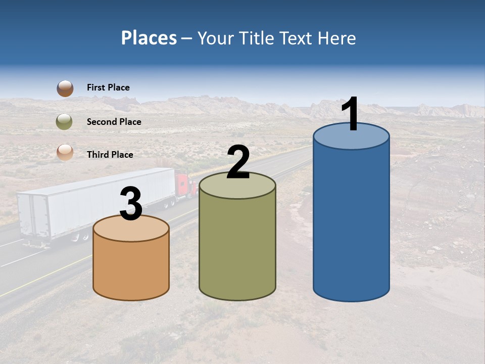 Road Asphalt Transport PowerPoint Template