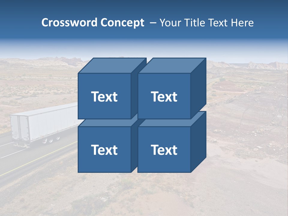 Road Asphalt Transport PowerPoint Template