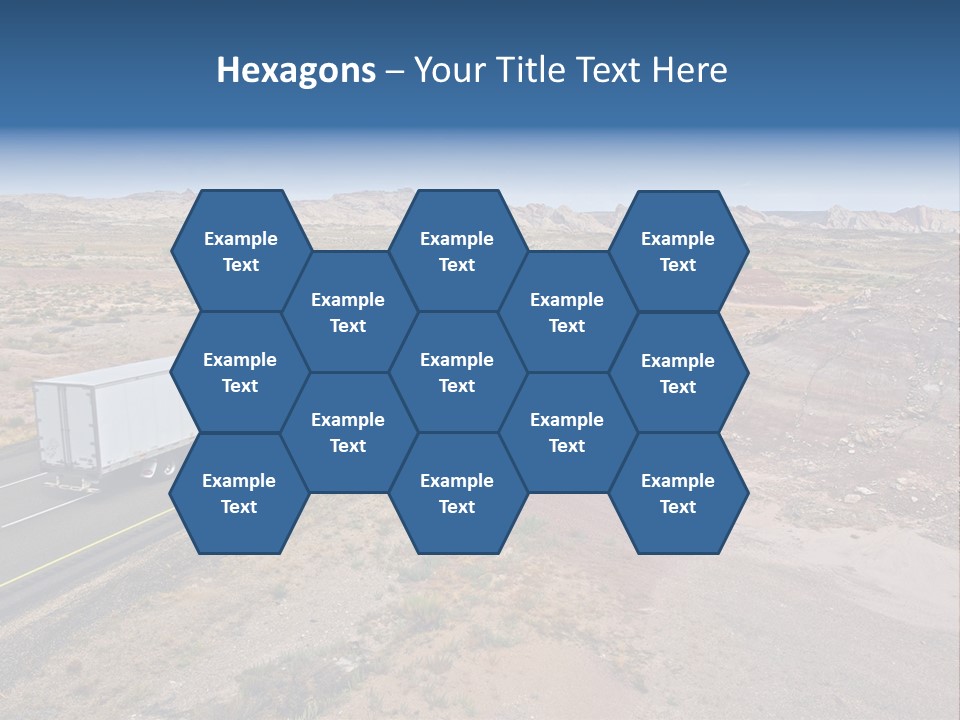 Road Asphalt Transport PowerPoint Template