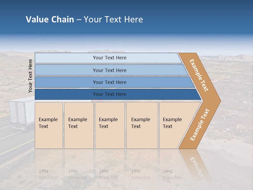 Road Asphalt Transport PowerPoint Template