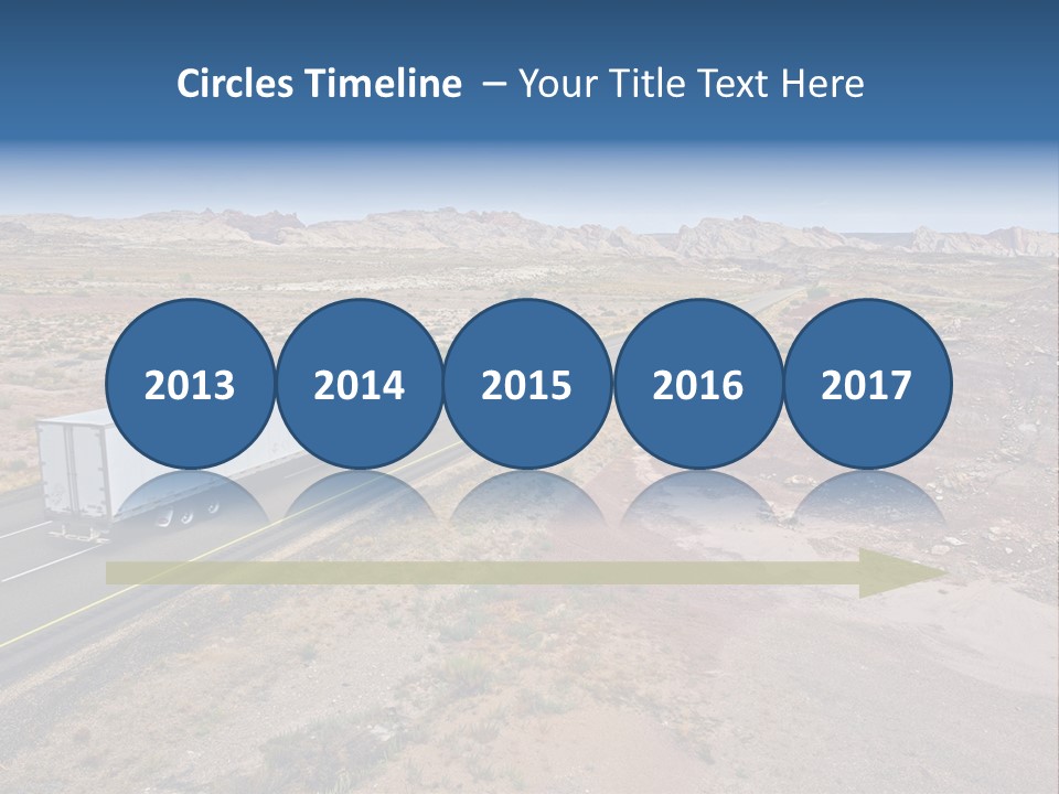 Road Asphalt Transport PowerPoint Template