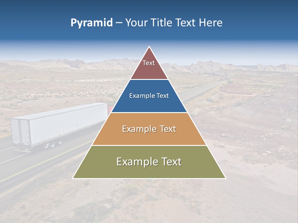 Road Asphalt Transport PowerPoint Template