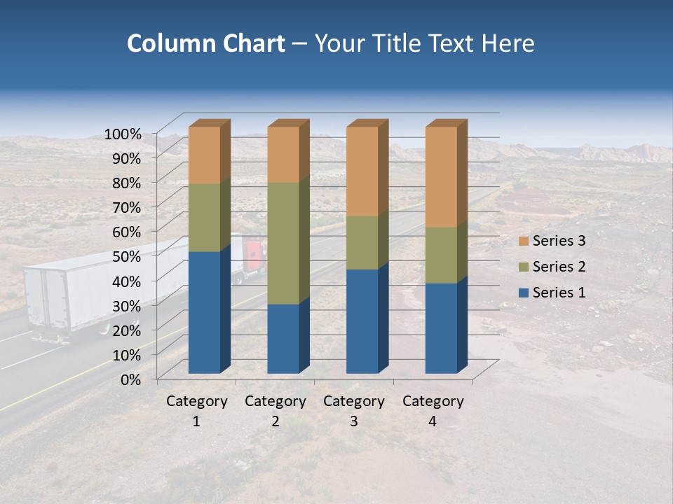 Road Asphalt Transport PowerPoint Template